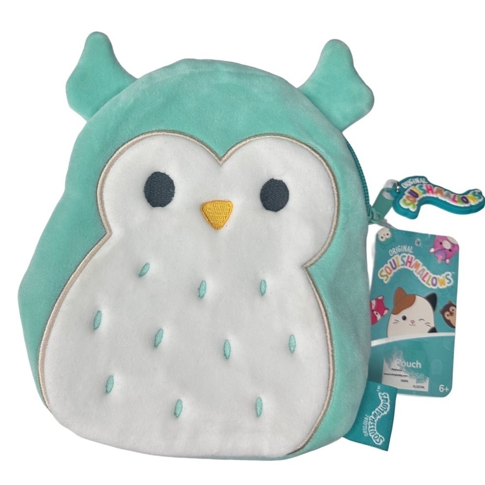 5/$25 😻 Squishmallows Owl Plush Pouch